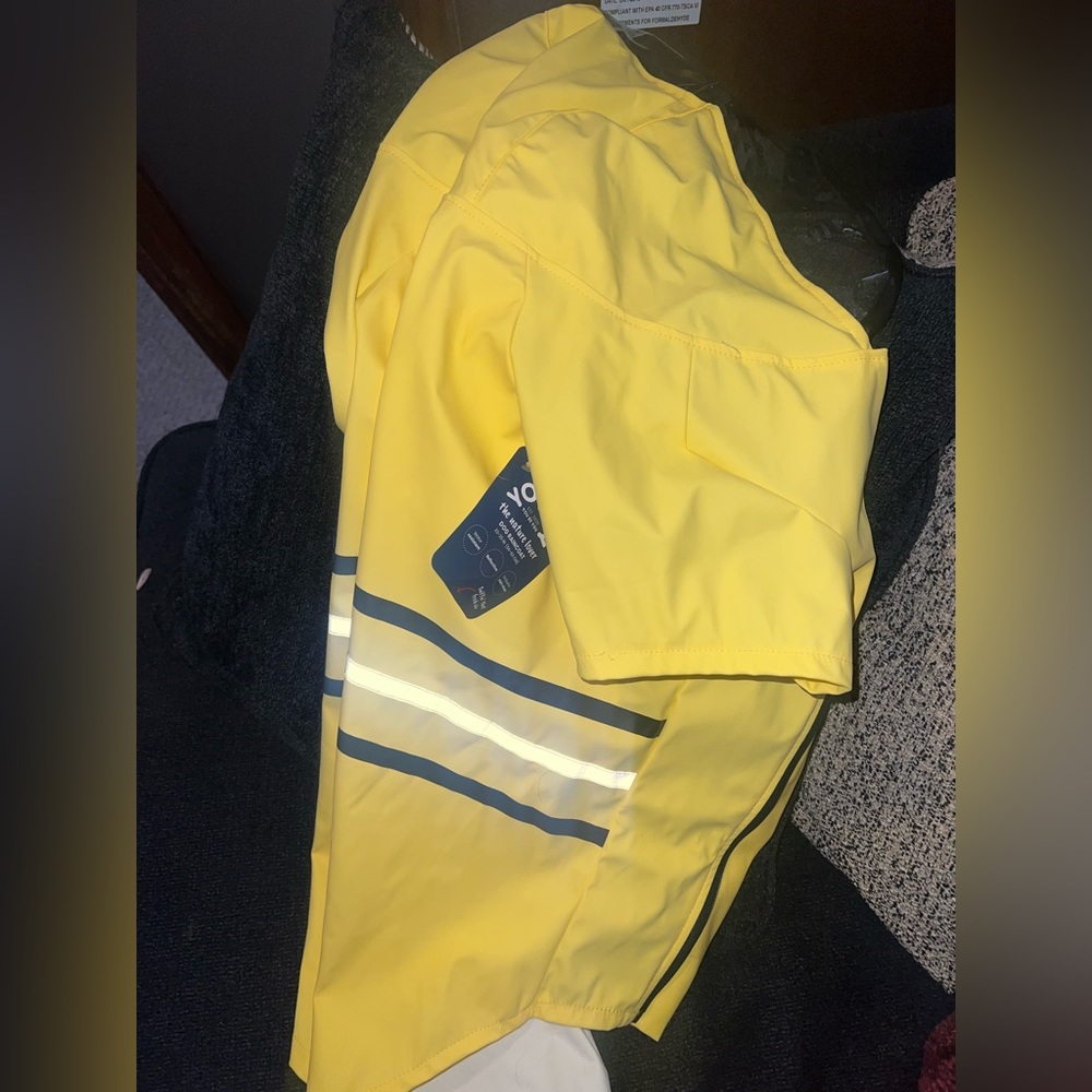 XXL Yellow Raincoat For Dogs